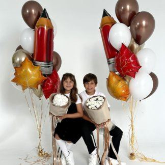 Воздушные шары в школу на 1 сентября