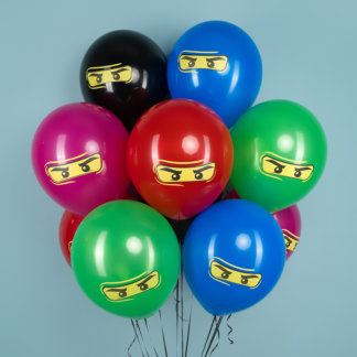 Облако шаров Лего Ниндзяго 15 шт