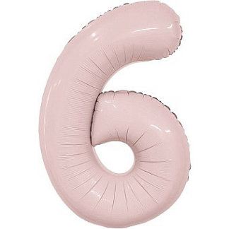 Цифра 6, Пыльная роза 102 см