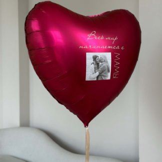 Сердце с фото на день матери