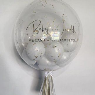 Шар с белыми шариками внутри