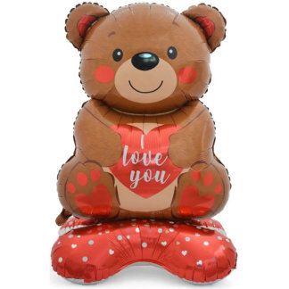 Напольная фигура Мишка с сердцем, 127 см