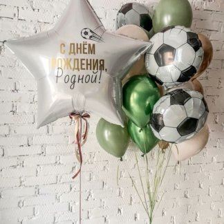 Шары на день рождения сына футбольная тематика