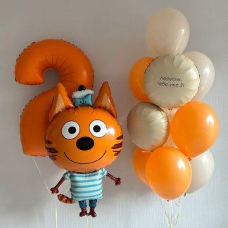 Набор шаров Три кота Коржик