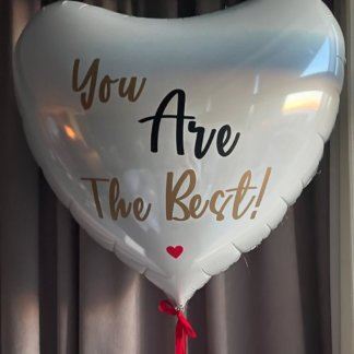 Сердце белое (надпись может быть любая указать в примечании к заказу)