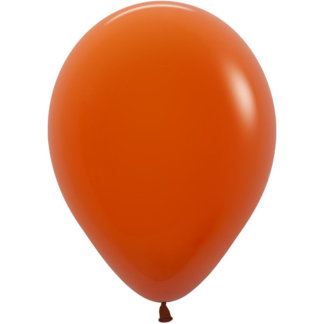 Латексный шар 30 см, пастель, оранжевый закат