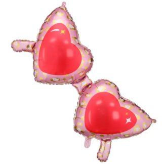 Фигура Очки сердечки 70см