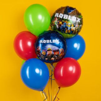 Роблокс шары на день рождения мальчика девочки