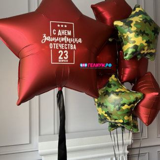 Шары с гелием для мужчин «23 февраля»