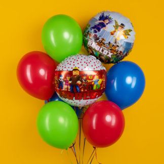 Роблокс шары разноцветные на день рождения мальчика девочки