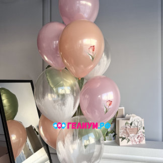 Фонтан из 10 шаров Весна