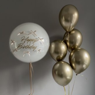 Набор шаров с большим шаров на день рождения