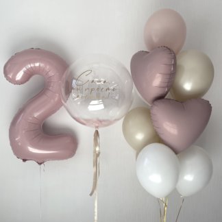 Воздушные шары на день рождения девочки с гелием