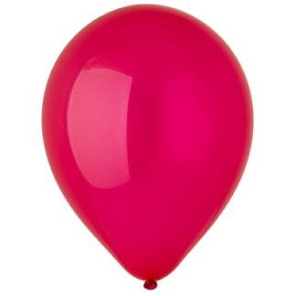 Латексный шар 30 см, фуше, кристалл