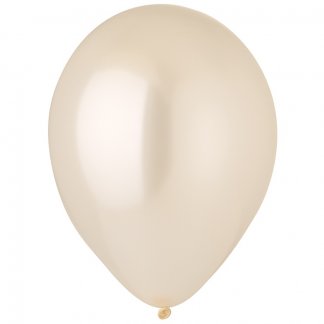 Латексный шар 30 см, металлик, Frosty White