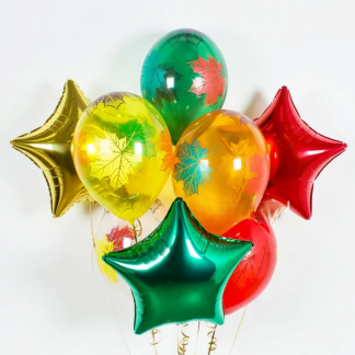 Шары осенние листья в школу