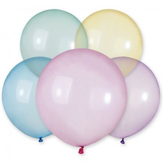 Латексный шар, 46 см, кристалл, ассорти RAINBOW