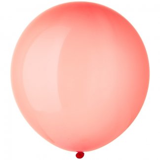 Латексный шар 61 см, Экстра Bubble Red, кристалл