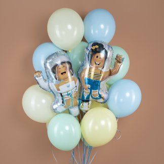 Набор шаров с гелием девочки роблокс