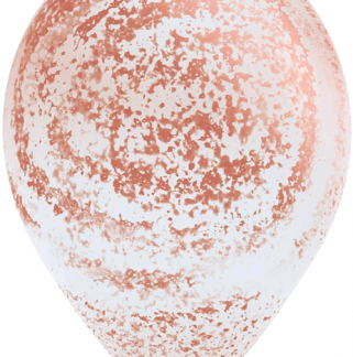 Шар (12''/30 см) Морозное граффити, Розовое золото (005), агат