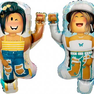 Шар (29''/74 см) Фигура, Блоки, Девочки Герои