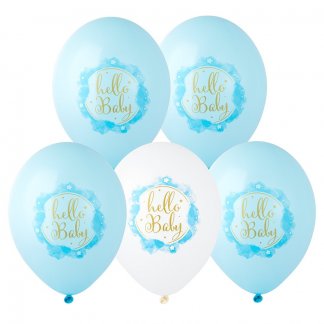 Шар с рисунком 14 Hello Baby Boy