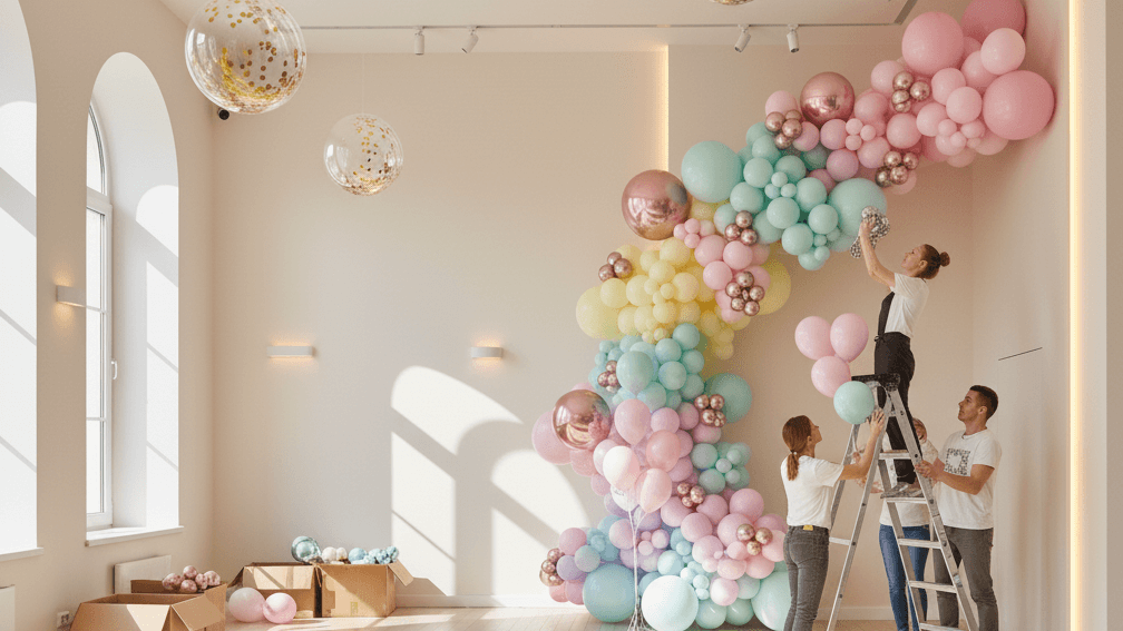 Праздничное оформление шариками: советы по бюджету и оформлению